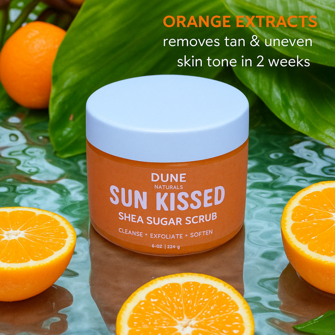 DUNE NATURALS©- Sun Kissed Tan-Free Scrub