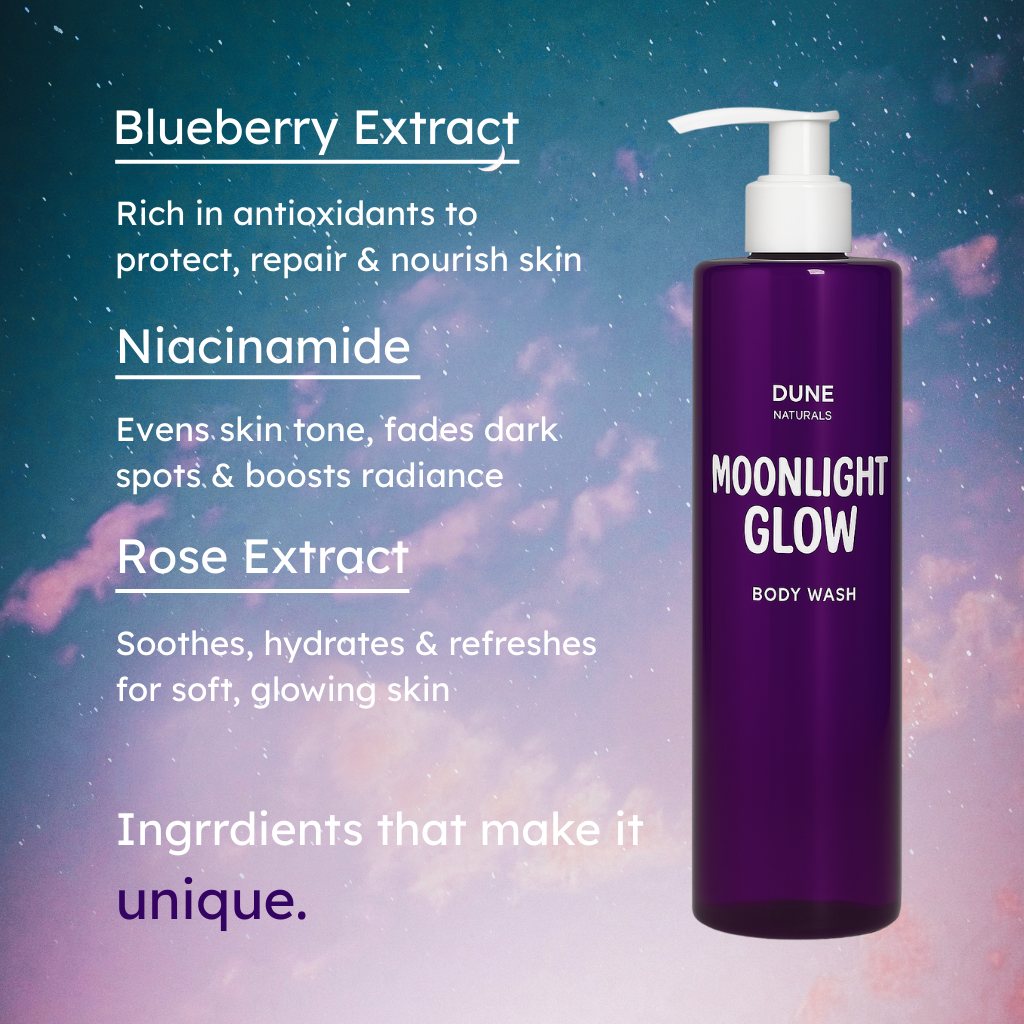 DUNE NATURALS©- Moonlight Glow Niacinamide Body Wash