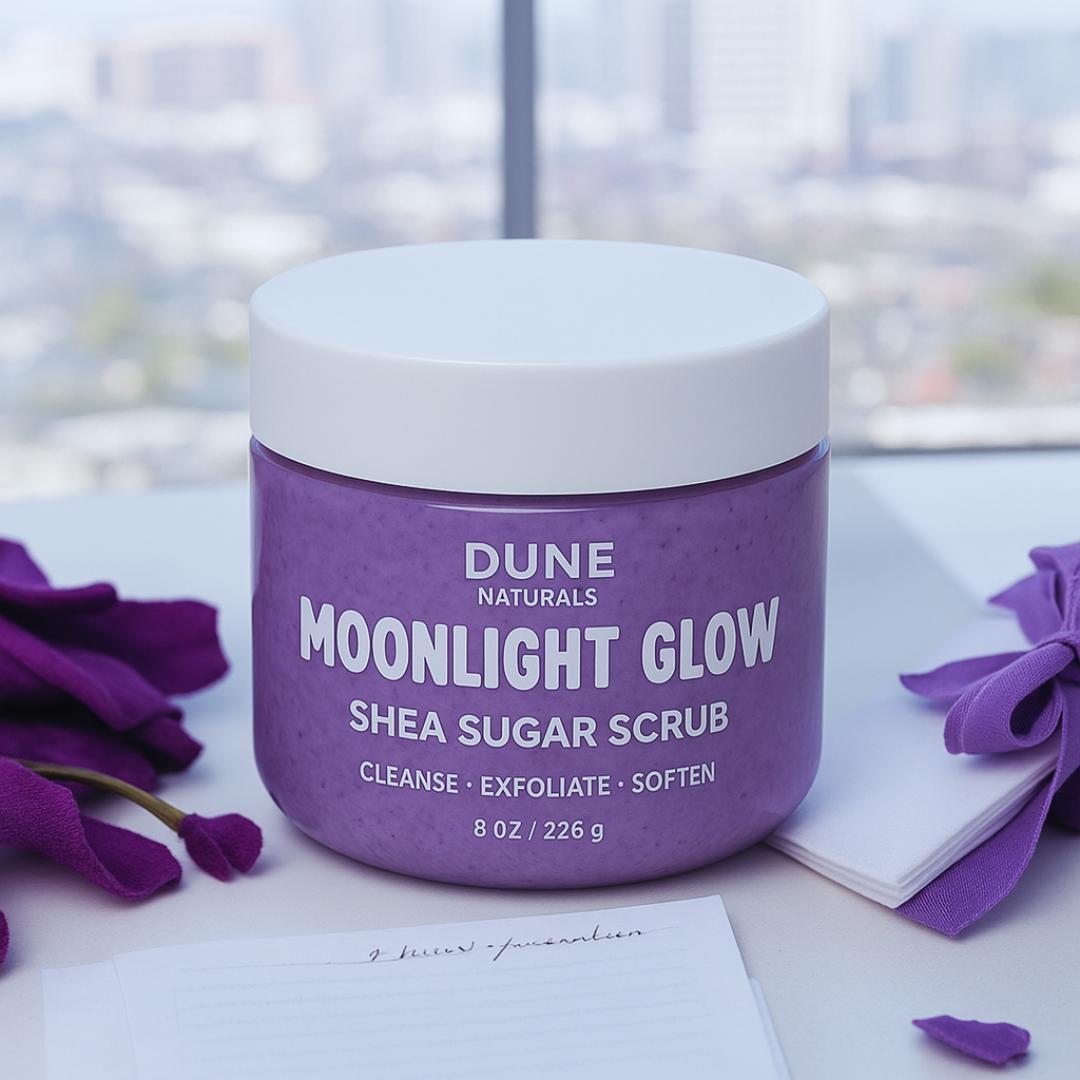 DUNE NATURALS©- Moonlight Glow Shea Sugar Scrub